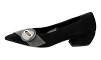 Prada Women's Black Leather Loafers 1I796H