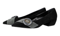 Prada Women's Black Leather Pumps / Heels 1I796H