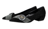 Prada Women's Black Leather Loafers 1I796H