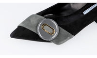 Prada Women's Black Leather Pumps / Heels 1I796H