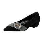 Prada Women's Black Leather Pumps / Heels 1I796H