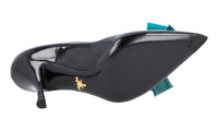 Prada Women's Black Leather Pumps / Heels 1I803H