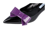 Prada Women's Black Leather Pumps / Heels 1I803H