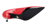 Prada Women's Red Saffiano Leather Pumps / Heels 1I831D