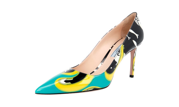 Prada Women's 1I834I 3KM3 F087L Leather Pumps / Heels