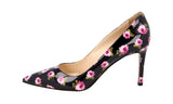Prada Women's Black Leather Pumps / Heels 1I834I