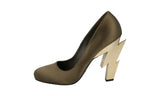 Prada Women's Green Leather Pumps / Heels 1I834L