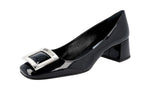 Prada Women's 1I913F 069 F0002 Leather Pumps / Heels