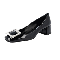 Prada Women's Black Leather Pumps / Heels 1I913F