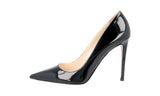 Prada Women's Black Leather Pumps / Heels 1I939F