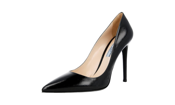 Prada Women's 1I939F 3H2F F0002 High-Quality Saffiano Leather Leather Pumps / Heels