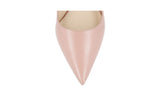 Prada Women's Pink Saffiano Leather Pumps / Heels 1I939F