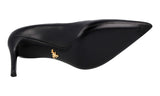 Prada Women's Black Leather Pumps / Heels 1I939F