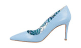 Prada Women's Blue Leather Pumps / Heels 1I939F