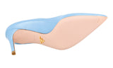 Prada Women's Blue Leather Pumps / Heels 1I939F