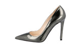 Prada Women's Metallic Leather High Heels Stilettos Pumps / Heels 1I939F