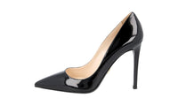 Prada Women's Black Leather Pumps / Heels 1I939F