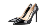 Prada Women's Black Leather Pumps / Heels 1I939F