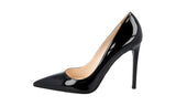 Prada Women's Black Leather High Heels Stilettos Pumps / Heels 1I939F