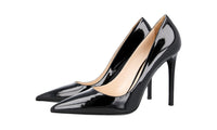 Prada Women's Black Leather Pumps / Heels 1I939F