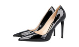 Prada Women's Black Leather High Heels Stilettos Pumps / Heels 1I939F