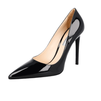 Prada Women's Black Leather Pumps / Heels 1I939F
