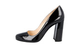 Prada Women's Black Leather Pumps / Heels 1I963F