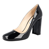 Prada Women's Black Leather Pumps / Heels 1I963F