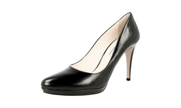 Prada Women's 1IP079 3A9S F0002 High-Quality Saffiano Leather Leather Pumps / Heels