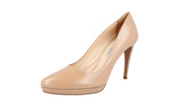 Prada Women's 1IP079 3A9S F0770 Saffiano Leather Leather Pumps / Heels