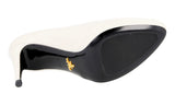Prada Women's Beige Saffiano Leather Pumps / Heels 1IP079