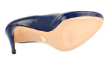 Prada Women's Blue Saffiano Leather Pumps / Heels 1IP079