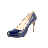 Prada Women's Blue Saffiano Leather Pumps / Heels 1IP079