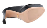 Prada Women's Black Leather Pumps / Heels 1IP220