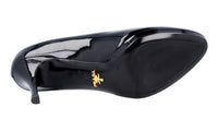 Prada Women's Black Leather Pumps / Heels 1IP268