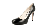 Prada Women's 1IP286 3A9S F0002 High-Quality Saffiano Leather Leather Pumps / Heels