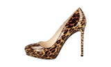 Prada Women's Multicoloured Leather Leopard Platform High Heels Stilettos Pumps / Heels 1IP286
