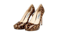 Prada Women's Multicoloured Leather Leopard Pumps / Heels 1IP286
