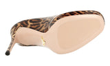 Prada Women's Multicoloured Leather Leopard Platform High Heels Stilettos Pumps / Heels 1IP286