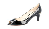Prada Women's 1K257C A33 F0002 Leather Pumps / Heels