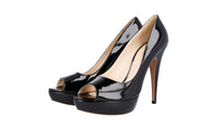 Prada Women's Black Leather Pumps / Heels 1KP130
