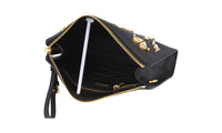 Prada Women's Black Saffiano Leather Evening Purse 1NE007