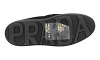 Prada Women's Black Leather Shearling Slip-on Sneaker 1S053L