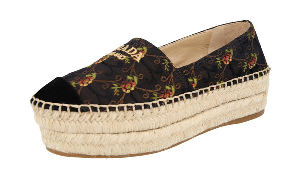 Prada Women's 1S055M 3G8F F0002 Textile Espadrilles