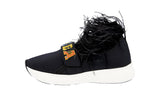 Prada Women's Black Neoprene Feathers Slip-on Sneaker 1S113I