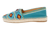 Prada Women's Turquoise Espadrilles 1S143M