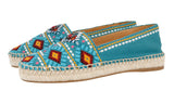 Prada Women's Turquoise Espadrilles 1S143M