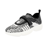 Prada Women's Grey Knit Cloudbust Lurex Sock Slip-on Sneaker 1S217I