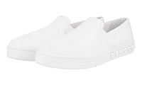 Prada Women's White Leather Sneaker 1S245G