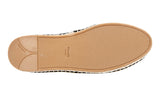 Prada Women's Black Leather Espadrilles 1S448H
